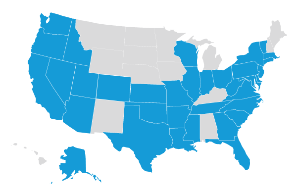 Envoy Solutions Distribution Center Map